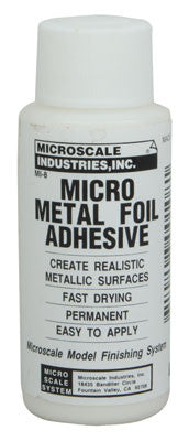 Microscale Industries MI-8 Micro Metal Foil Adhesive for All Scales, Code 460-116