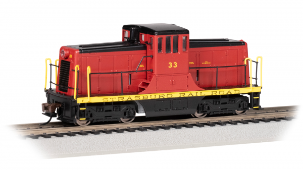 Bachmann 68203 HO Scale Model Train - GE 44 Ton Switcher Strasburg RR #33 with Tsunami 2 Sound and DCC Functionality