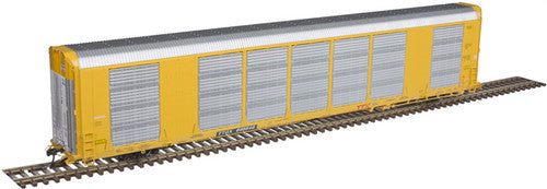 Atlas HO Scale Model - Gunderson Multi - Max Auto Rack TTX in Yellow Color, Product Number #695651