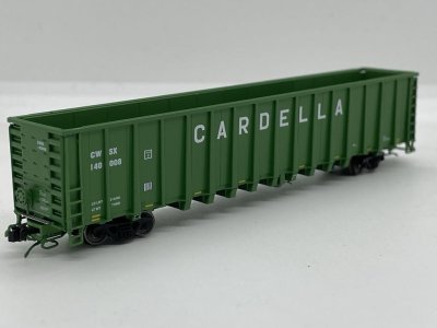 Otter Valley 6460 NSC 64-Foot 6400 Cubic-Feet Scrap and Trash Gondola Model Train Car - CWSX #140096 in N Scale