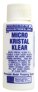 Microscale Industries MI-9 Micro Kristal Klear Adhesive for All Scale Models - Product Code 460-114