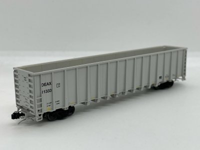 Otter Valley N Scale 64 Ft 6400 CuFt Scrap and Trash Gondola Model - DEAX #11269 for Model Railroads