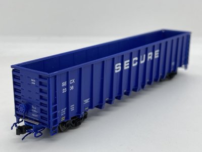 Otter Valley N Scale 64 Ft 6400 CuFt Scrap & Trash Gondola - SECX #2308