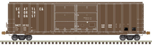 Atlas Model Train - FMC 5077 DD Boxcar for Seattle & North Coast Line #1097 in N Scale, Part Number 150 - 50005258