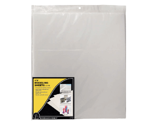Woodland Scenics 1176 1/4 Scale Modeling Sheets - 2 Pkgs, 16x18 (40.6x45.7cm), 0.64cm Thick