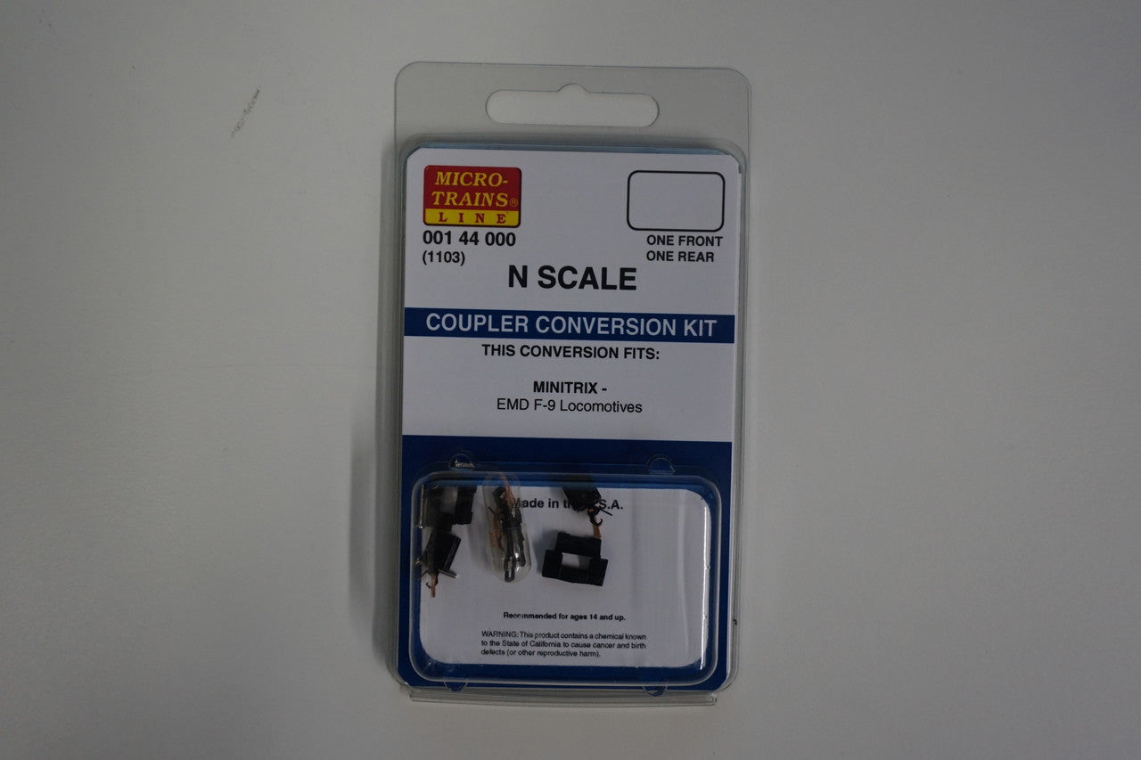 N Scale 00144000 MICRO TRAINS 1 Front and 1 Rear Coupler Conversion Kit (1103) for Model Train Locomotives