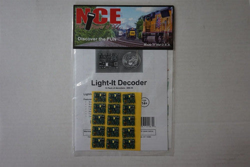 15-Pack of NCE Light-It Universal Lighting & Signal Decoder, Part # 524-163