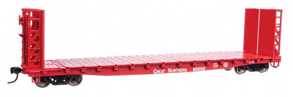 Walthers Mainline HO Scale 53' GSC Bulkhead Flatcar GN #60550