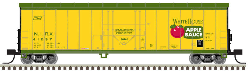 ATLAS N Scale 50' Smoothside RBL Boxcar - NIRX White House Apple Sauce #41297