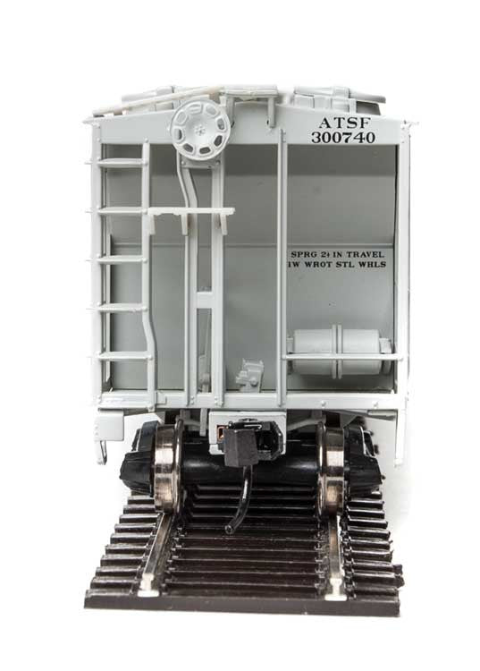 Walthers Mainline HO Scale 50' 3-Bay Covered Hopper ATSF Santa Fe #300740