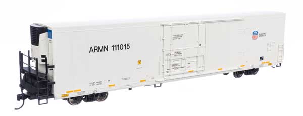 Walthers 910 - 4131 HO Scale 72' UP Union Pacific White Refrigerator Boxcar #111015