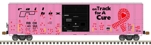 HO Scale Atlas 20006236 FMC 50' Pink & Black SD Boxcar Railbox #40188