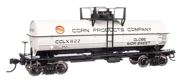 Walthers HO Scale 36' 10,000-Gallon Insulated Tank Car Corn Products Co. CCLX #822