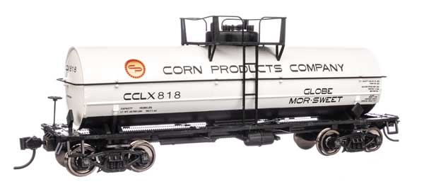 Walthers HO Scale 36' 10,000-Gallon Insulated Tank Car Corn Products Co. CCLX #818