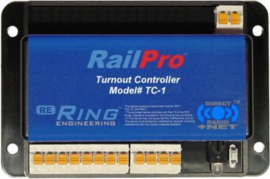 All Scale TC-1 Ring Engineering RailPro Module for Controlling 4 Turnouts