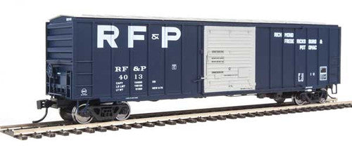 Walthers HO Scale Model Train - 910 - 1837 50 Foot ACF Exterior Post Boxcar Representing Richmond, Fredericksburg & Potomac (RF&P) #4013