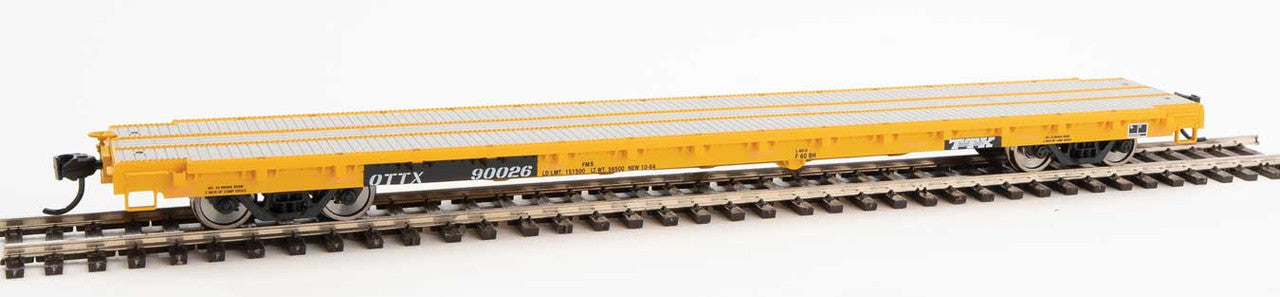 Walthers HO Scale 60' Pullman - Standard Flatcar TTX OTTX #90026 for Farm Machinery