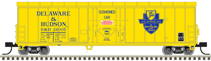 ATLAS N Scale Model 50005143 NACC 50-Foot Smoothside RBL Boxcar - Delaware & Hudson (D&H) #28001 for Railway Enthusiasts