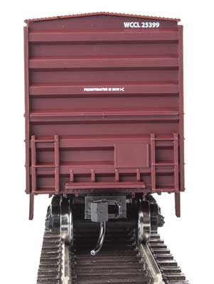Walthers 910-1847 HO Scale 50-Foot ACF Exterior Post Boxcar for Wisconsin Central Line, Featuring Car Number 25399