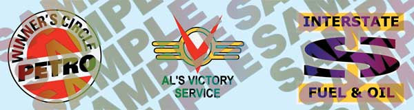 Walthers 949-11671 Assembled HO Scale SceneMaster International 7600 Tank Truck with Trailer Featuring Al's Victory Service, Interstate Oil & Winner's Circle Decals in Red and Chrome