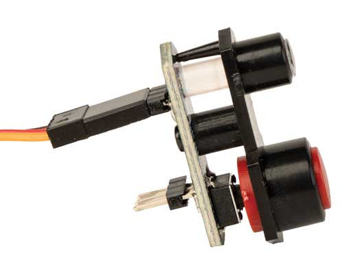Walthers Red LED Fascia Controller 942-133 for Walthers Layout Control System - Ideal for HO, N, Z, S, and O Scale Model Railways