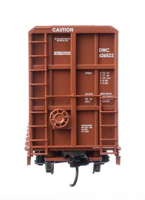 HO Scale Walthers 910 - 50704 72' Centerbeam Flatcar, DW&P #626522