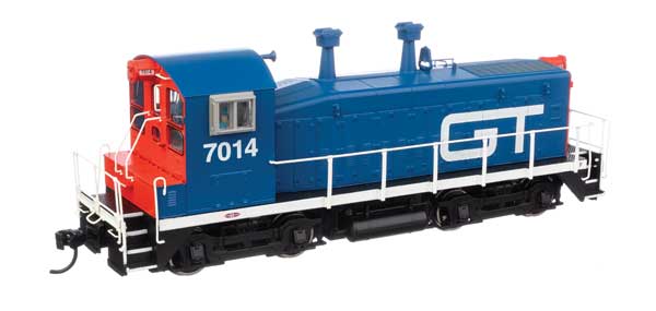 WalthersProto 920-41504 HO Scale Model Train - EMD SW9 GTW Grand Trunk Western #7014 with DCC & Sound Function