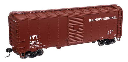 HO Scale Walthers Mainline 910 - 1361 40 - Foot AAR Standard Boxcar Model of ITC Illinois Terminal #6903 for Model Railroad Enthusiasts