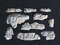 Woodland Scenics Rock Molds 1230 - 5 x 7 Inches (12.7 x 17.7 cm) - Outcroppings A Scale for Rock Casting