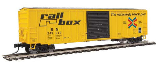 Walthers HO Scale 50' ACF Exterior Post Boxcar - BN Railbox #249012