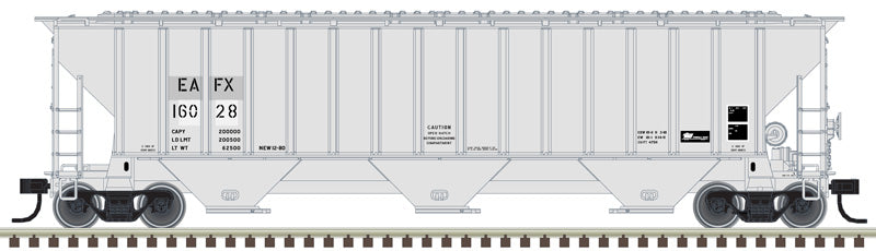 ATLAS N Scale 50005931 Thrall 4750 Gray & Black Covered Hopper EAFX #16028