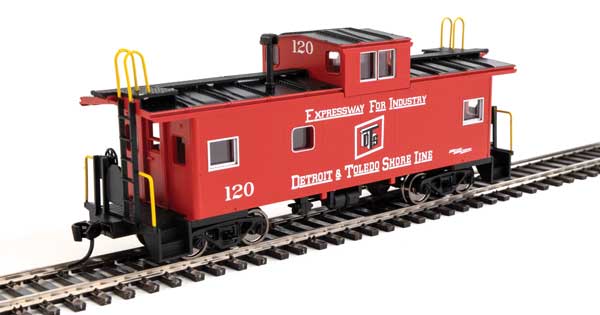 Walthers Mainline HO Scale Model Train Caboose - DT&I Detroit & Toledo Shore Line #120, 910 - 8765, Ready - to - Run