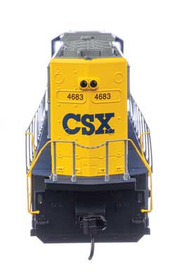 Walthers HO Scale EMD SD70M CSX #4683 DCC & Sound Model with Multi - Color Cab Roof