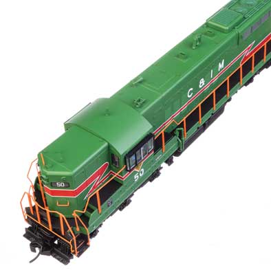 Walthers Proto HO Scale Model Train - 920-42703 SD9 Diesel Locomotive of C&MI Chicago & Illinois Midland #50 with DCC & Sound Function