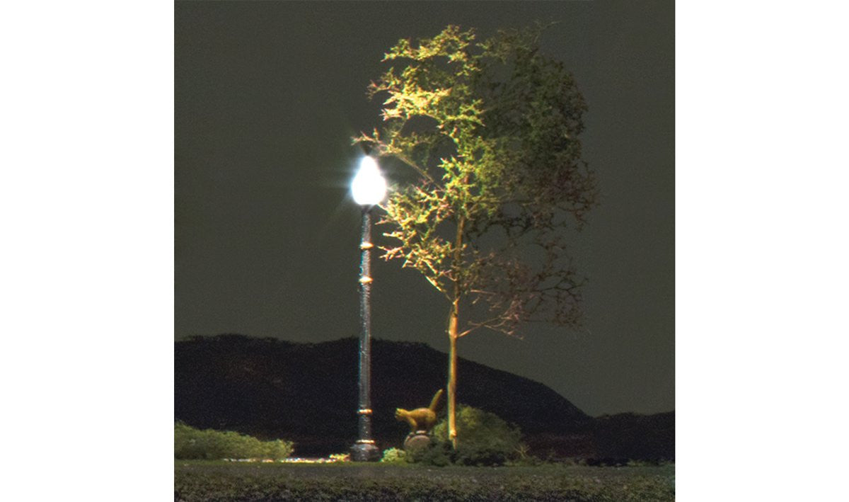 Woodland Scenics O-Scale Lamp Post Street Lights - Just Plug(TM) - Pack of 2 (Part # 785-5649)