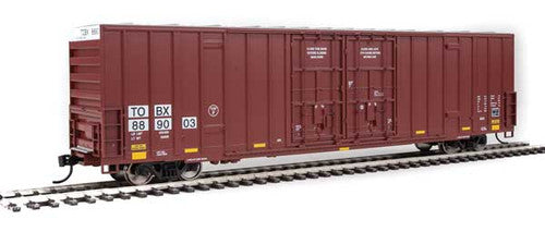 Walthers HO Scale 60-Feet High Cube Plate F Boxcar Model for TTX - TBOX #889003 in Limited Edition