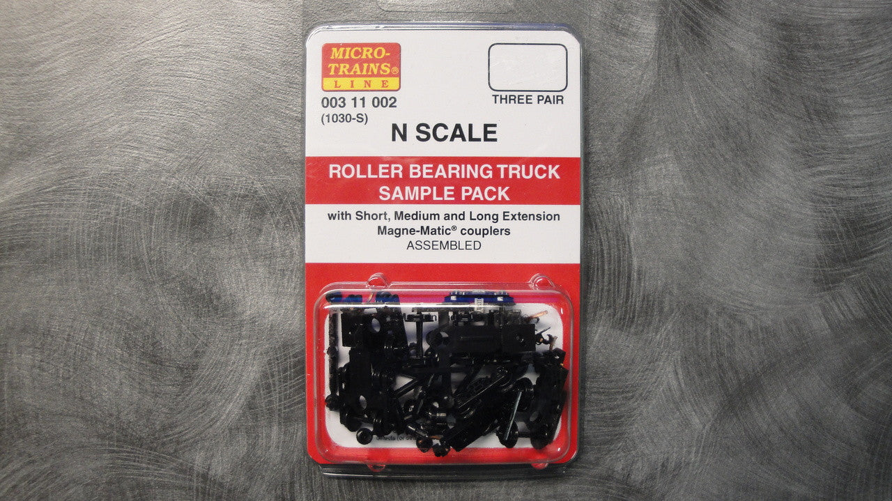 N Scale 003 11 002 Roller Bearing Trucks (1030-S) by MICRO TRAINS