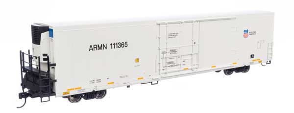 Walthers 910-4136 HO Scale 72' White Modern Refrigerator Boxcar UP #111365