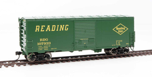 Walthers HO Scale 40' ACF Modernized Welded Boxcar RDG - Reading #107933