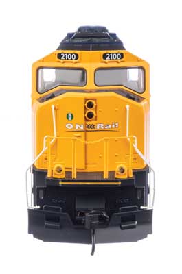 Walthers HO Scale EMD SD75I Ontario Northland #2100 (Blue, Yellow, Black) with DCC & Sound