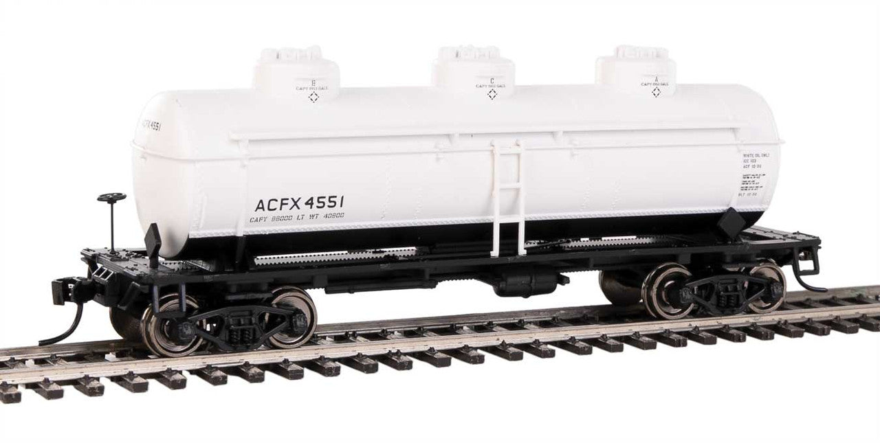 Walthers HO Scale 910-1130 3 Dome Tank Car ACFX #4551
