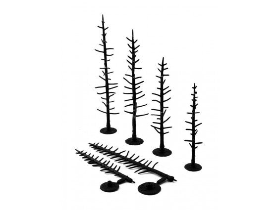 Woodland Scenics 1125 Pine Tree Armatures - Ideal for Model Making, 4 to 6 Inches (10.2 to 15.2 cm), Package of 44, A Scale