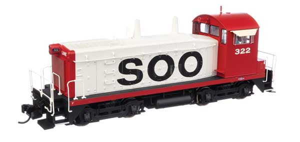 WalthersProto HO Scale EMD SW1200 Soo Line #322 with DCC & Sound
