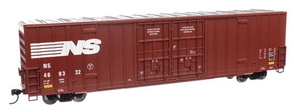 HO Scale Walthers 910 - 3032 60' HC High Cube Plate F Boxcar NS Norfolk Southern #469332