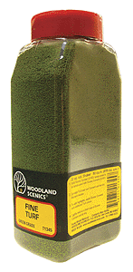Woodland Scenics Fine Turf Shaker - 30 sq ft (9.1 sq m) A Scale Green Grass