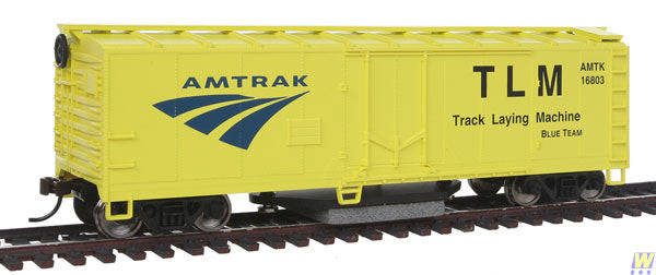 HO Scale 1480 Amtrak Track Cleaning Boxcar WAL - 931 - 1480 for Model Railways