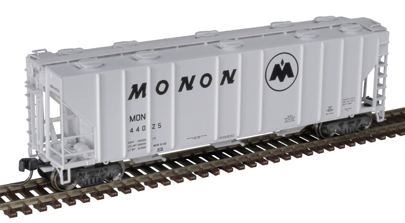 Atlas N Scale 3 Bay Covered Hopper Monon #440025 PS4000 Model