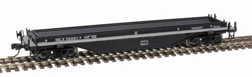 Atlas N Scale 42-Inch Coil Steel Car Model - Inland Steel 20040 (Black, Without Cover)