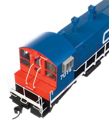 WalthersProto 920-41504 HO Scale Model Train - EMD SW9 GTW Grand Trunk Western #7014 with DCC & Sound Function
