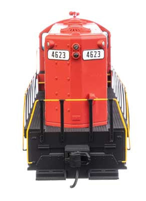 Walthers HO Scale EMD GP9 Phase II US Army #4623 (Red, Yellow) DCC & Sound